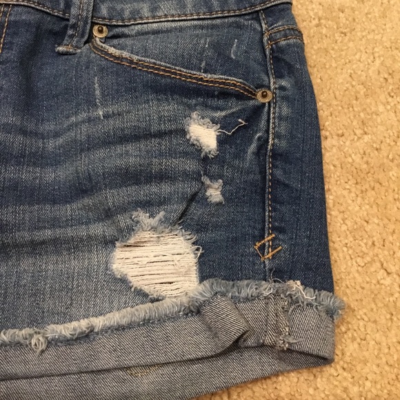 Mudd Flx Stretch Low Rise Denim Shorts - Picture 7 of 7